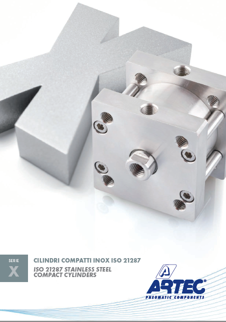 Siłowniki nierdzewne ARTEC seria X